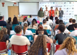 María del Carmen Márquez, diputada de empleo y formación; Ruth Sarabia, delegada de inclusión social, juventud, familias e igualdad; Margarita del Cid, alcaldesa de Torremolinos.