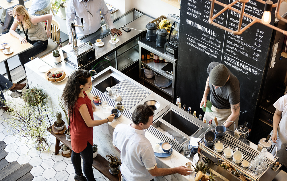 People at the coffee shop